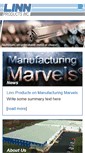 Mobile Screenshot of linnproducts.net